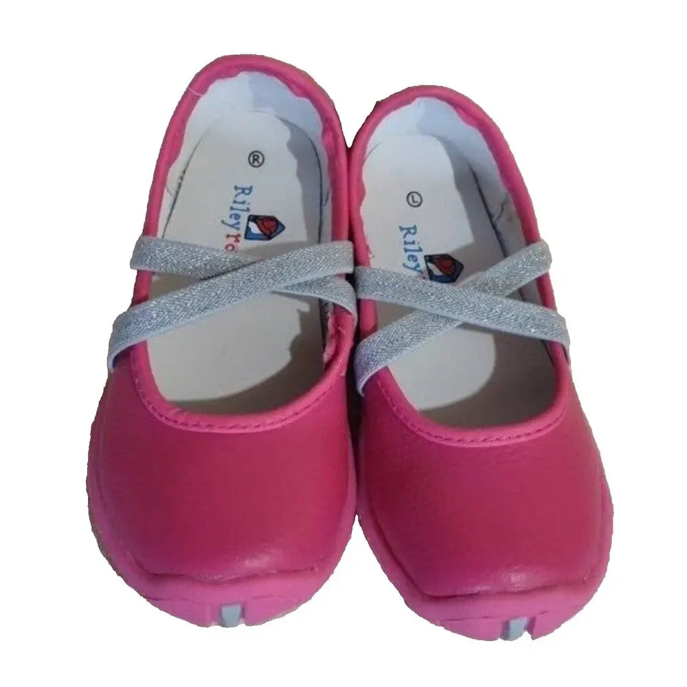NEW Rileyroos Pink Walking Mary Jane Style Walking Shoes Toddler Lil Girls